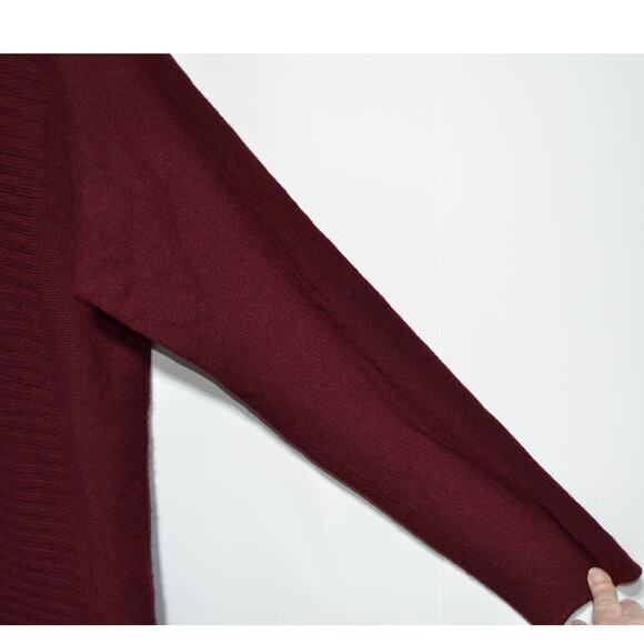 Cashmere Charter Club Burgandy 100% Cashmere Sweater Size Medium - Picture 3 of 5